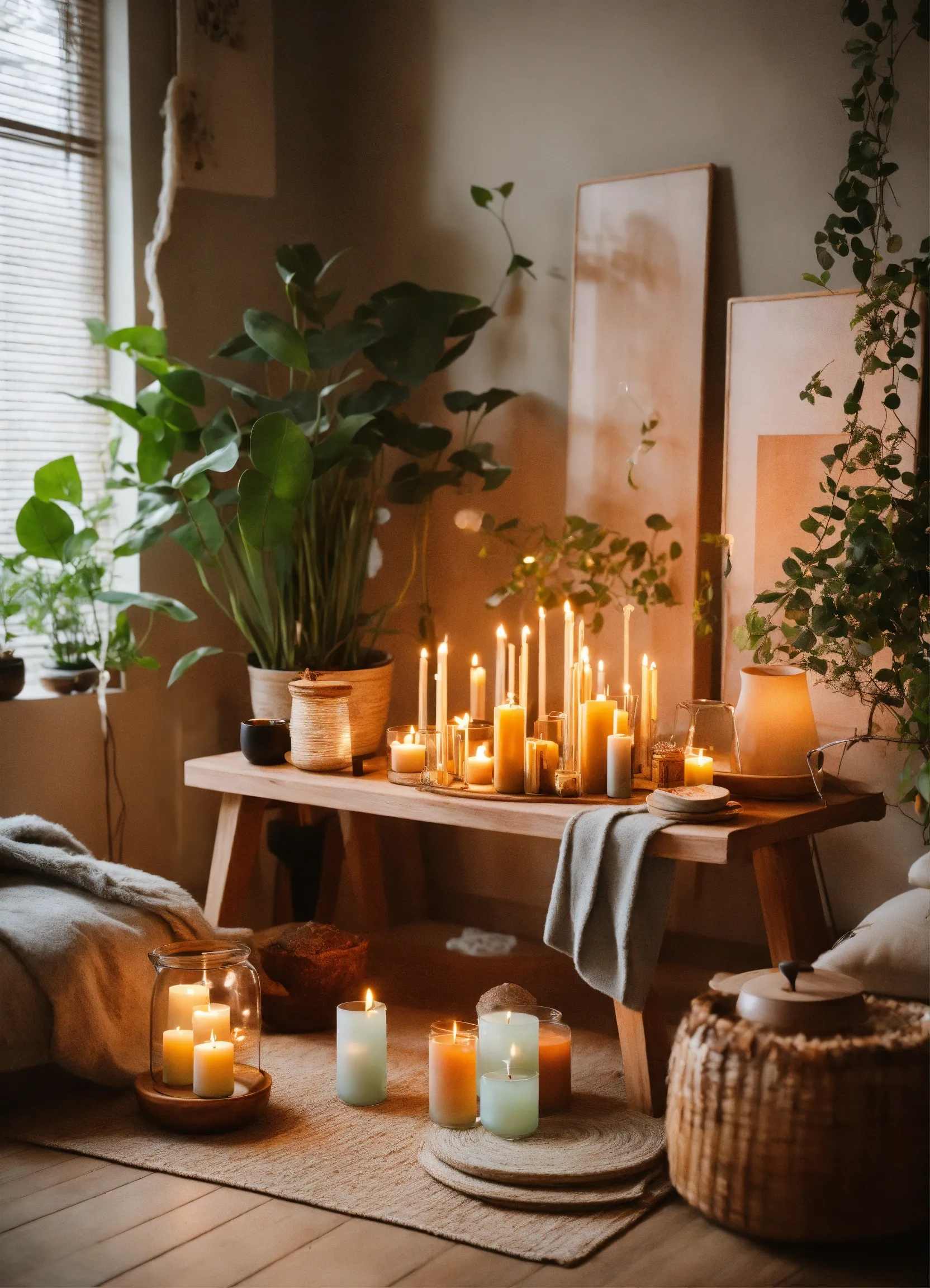 Multi-functional reading and meditation space with storage